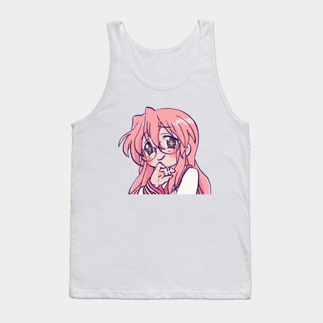 pink pastel starry eyed takara miyuki / lucky star Tank Top by mudwizard